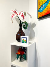 Load image into Gallery viewer, Small Sunflower Painting #2 - 3X3 Framed