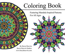Load image into Gallery viewer, Mandala Inspired Coloring Book