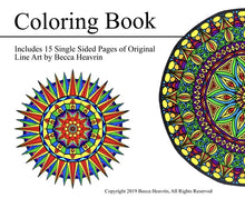 Load image into Gallery viewer, Mandala Inspired Coloring Book