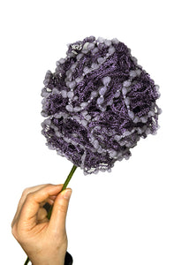 DIY Pom Flower - Dark Lavender