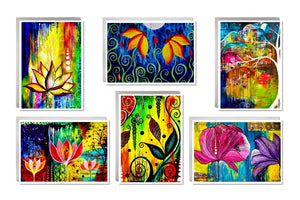 Six Image Card Set - Florals II