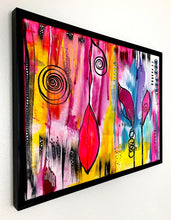Load image into Gallery viewer, Original Painting - Flower Abstract (18"X24") - Framed
