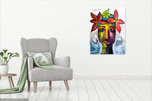 Load image into Gallery viewer, Original Painting - Flowers in Her Hair (36"X48")