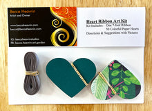 Load image into Gallery viewer, DIY Heart Ribbon Kit - Leaves