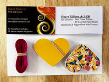 Load image into Gallery viewer, DIY Heart Ribbon Kit - Sunshine