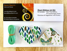 Load image into Gallery viewer, DIY Heart Ribbon Kit - Mint