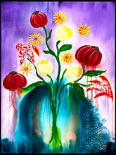 Load image into Gallery viewer, Bouquet on Paper - Summer Garden (22"X30")