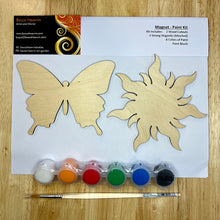 Load image into Gallery viewer, DIY Magnet Paint Kit - Butterfly and Sunshine