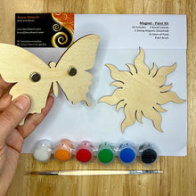 Load image into Gallery viewer, DIY Magnet Paint Kit - Butterfly and Sunshine
