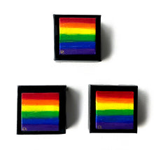 Load image into Gallery viewer, Rainbow Art - Original Painting - Caravan (4"X4" - Each)