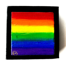 Load image into Gallery viewer, Rainbow Art - Original Painting - Caravan (4"X4" - Each)