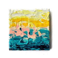 Load image into Gallery viewer, Water is Consumed by a Thirsty Sky Who Sips From Each Wave Like It's the Rich, Delicious Foam of a Fresh Espresso Shot (6"X6")