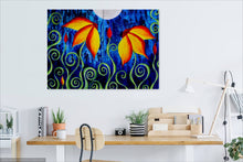 Load image into Gallery viewer, Original Painting - Moon Flowers (36&quot;X48&quot;)
