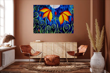 Load image into Gallery viewer, Original Painting - Moon Flowers (36&quot;X48&quot;)
