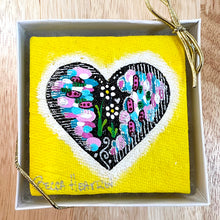 Load image into Gallery viewer, Heart Painting 3X3 - Pastels
