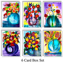Load image into Gallery viewer, Six Image Card Set - Bouquets I
