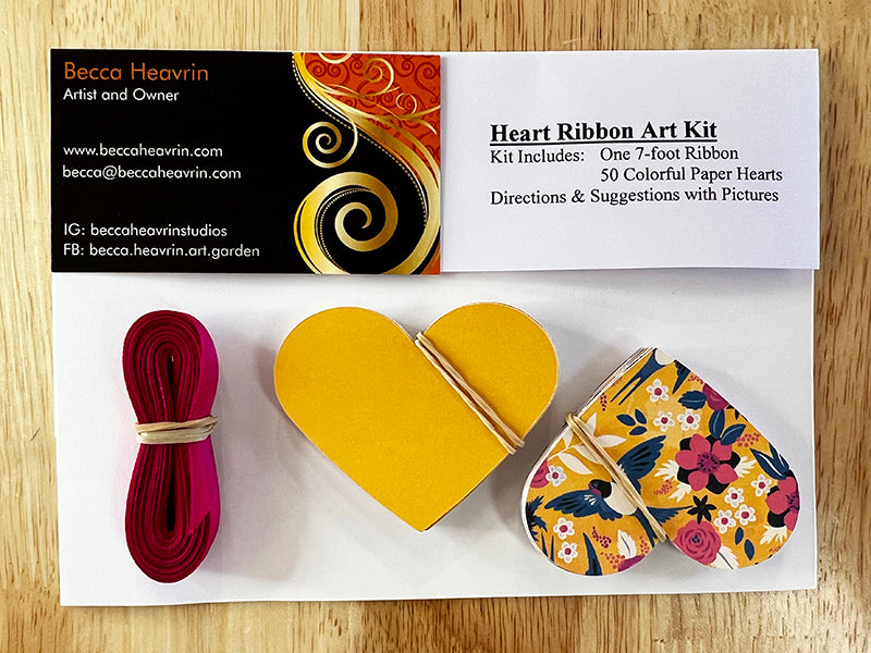DIY Heart Ribbon Kit - Sunshine