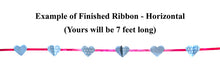Load image into Gallery viewer, DIY Heart Ribbon Kit - Sunshine
