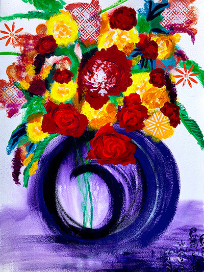 Purple Vase Print