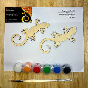 DIY Magnet Paint Kit - Geckos