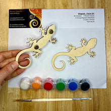 Load image into Gallery viewer, DIY Magnet Paint Kit - Geckos
