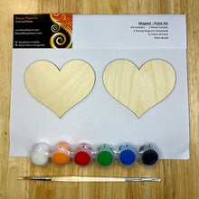 Load image into Gallery viewer, DIY Magnet Paint Kit - Hearts
