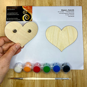 DIY Magnet Paint Kit - Hearts