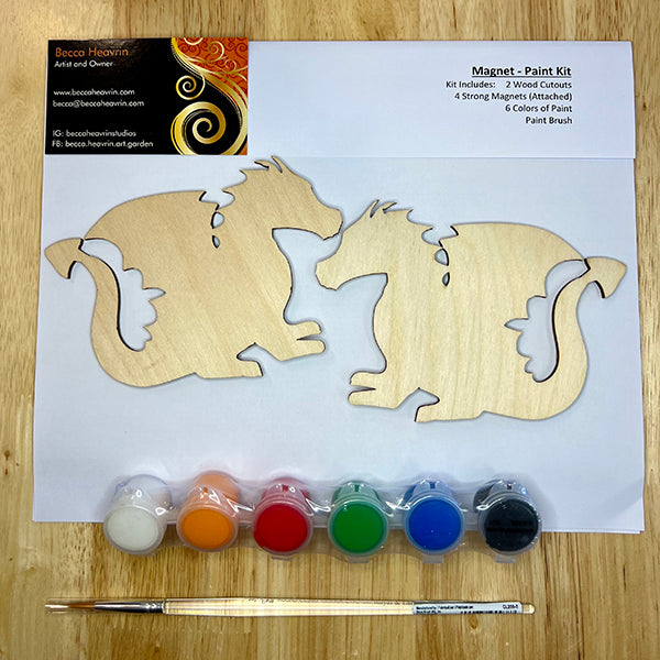 DIY Magnet Paint Kit - Dragons
