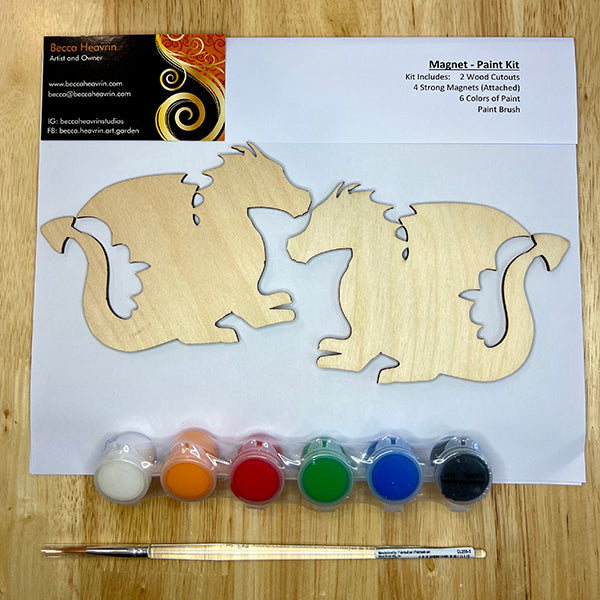 Wood Shape Painting Kit