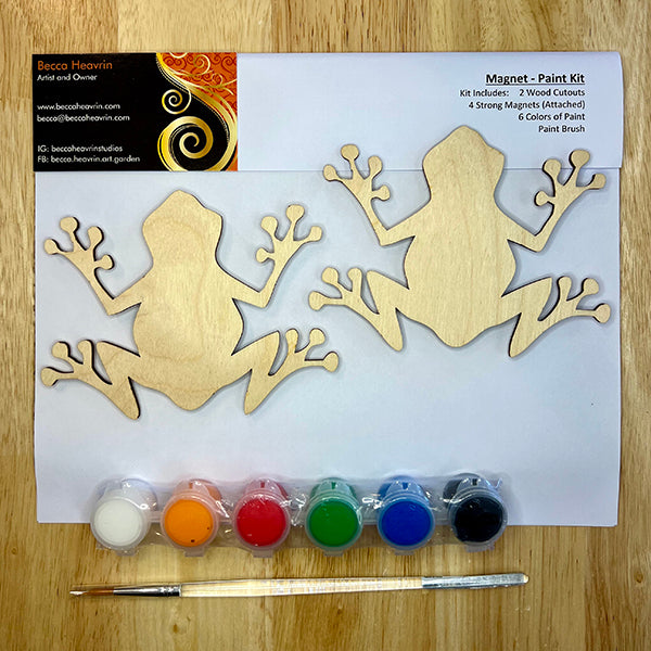 DIY Magnet Paint Kit - Frogs