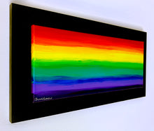 Load image into Gallery viewer, Rainbow Art - Original Painting - On the Horizon (12&quot;X24&quot;)
