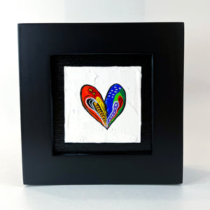 Tiny Heart Painting - Two Hearts